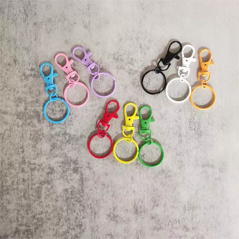 В наличии Поставка цинковый сплав цвет краски брелок диафрагма Macaron DIY брелок аксессуары ювелирные изделия подвесная пряжка