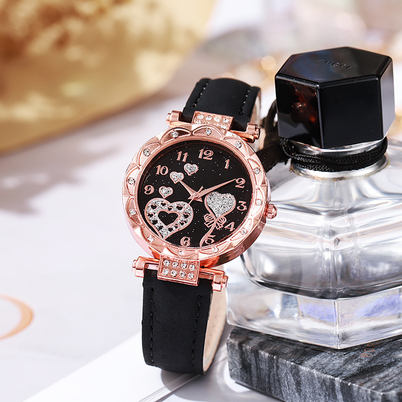 Cross-border foreign trade in stock fashion simple belt watch women's casual students quartz women's watch manufacturers wholesale