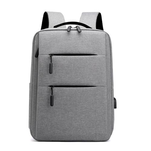 跨境男士商务双肩包新款简约大容量电脑背包户外旅行学生书包批发