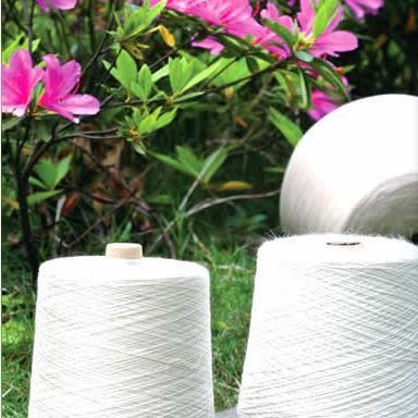 28NM/2 棉兔绒混纺纱8020  兔绒棉纱双股保暖精纺柔软