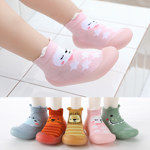 Children's floor shoes baby shoes and socks toddler socks anti-slip soft bottom indoor floor socks baby socks spring and summer