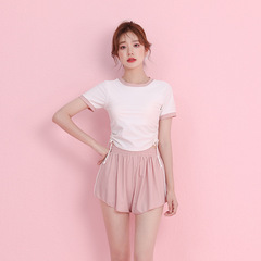 2024 New Swimwear Sports Style Female Split Ins Covering Belly Slimming Skirt Style Hot Spring Covering Belly Swimsuit Wholesale