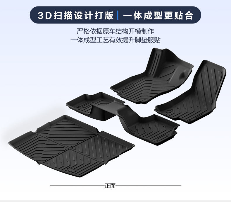 Suitable for Volkswagen Golf 7 Floor Mats, Trunk Mat, Waterproof, Non-Slip, Fully Environmentally Friendly Tpe Car Floor Mats Wholesale