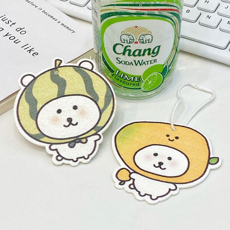 新款呆呆熊果蔬木浆棉吸水变大起泡清洁洗碗擦百洁布厨房神器批发|undefined