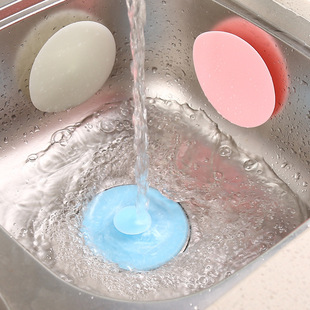 Kitchen Sink Stopper Silicone Sink Suction Cup Water Stopper Wash Basin Sink Water Cover Sealing Floor Drain