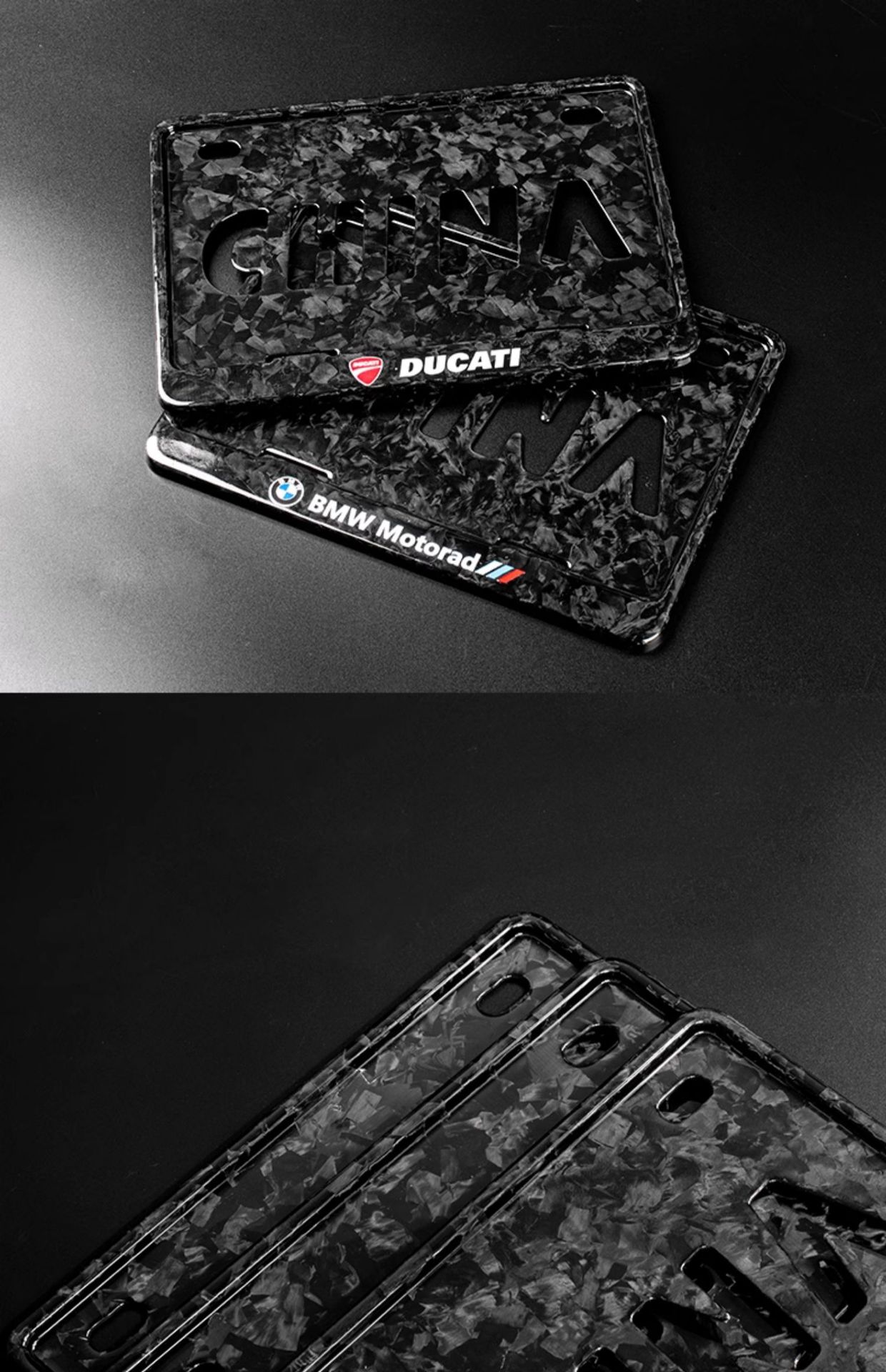 Suitable for Motorcycle Rear License Plate Frame, Vehicle Number Plate Frame, Shockproof Motorcycle Aluminum Alloy Yamaha Pedal Book
