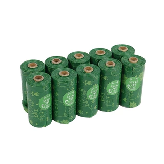 跨境宠物垃圾袋平口式狗狗拾便袋可降解捡便袋宠物用品现货