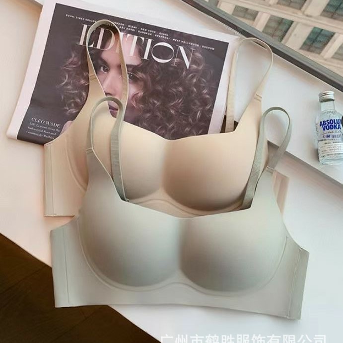 Venta directa de fábrica comercio electrónico transfronterizo Sudeste de Asia Vietnam Tailandia damas sin costuras sujetador de recogida lateral cómodo