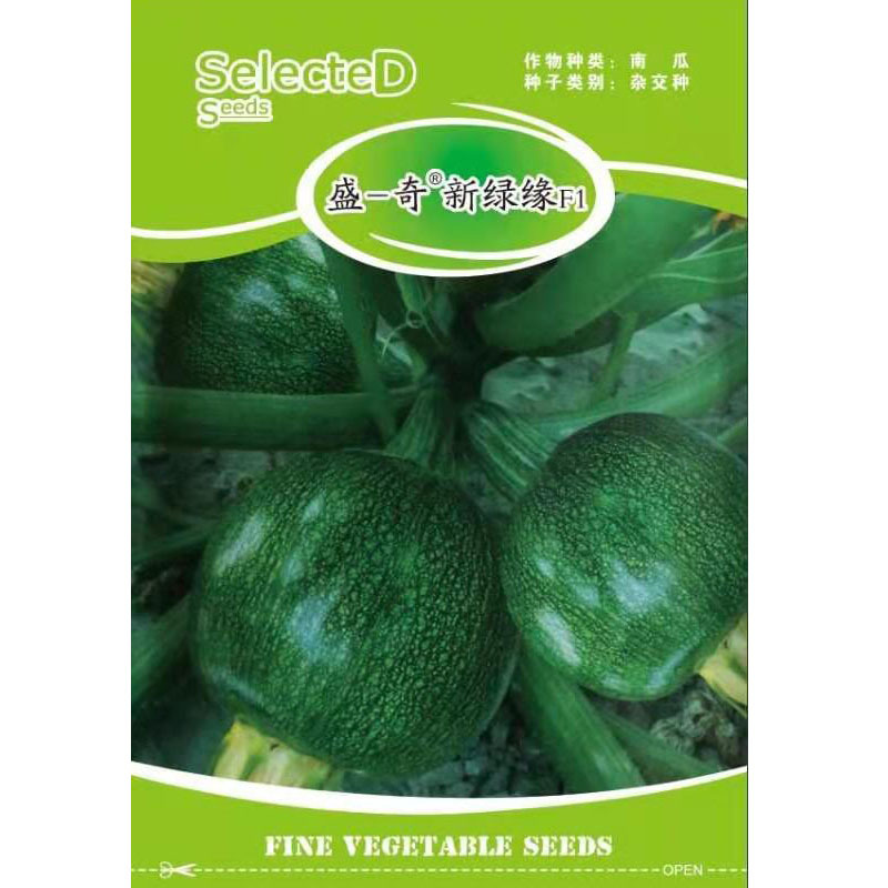 新绿缘嫩南瓜种子 西葫芦种子 蔬菜种子 种子批发 南瓜种子嫩南瓜|ru