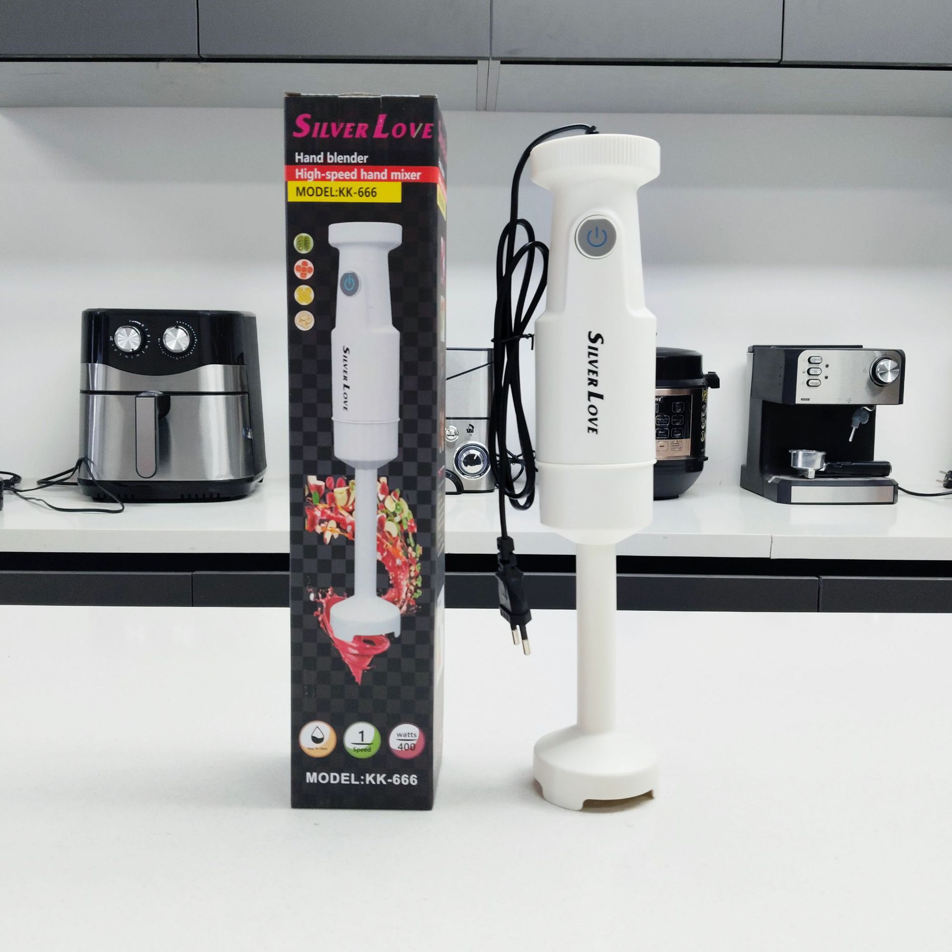 Exportación Hoffmans mezclador de cocina palo de acero transfronterizo de mano palo de cocina eléctrica