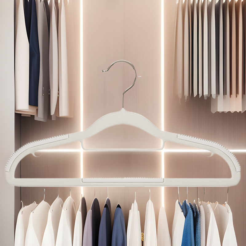 Percha Antideslizante Sin Marcas de Plástico para Hogar y Tiendas de Ropa image 2
