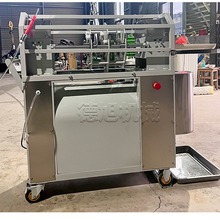 小型甘蔗削皮机流动地摊甘蔗削皮切断清洗一体机