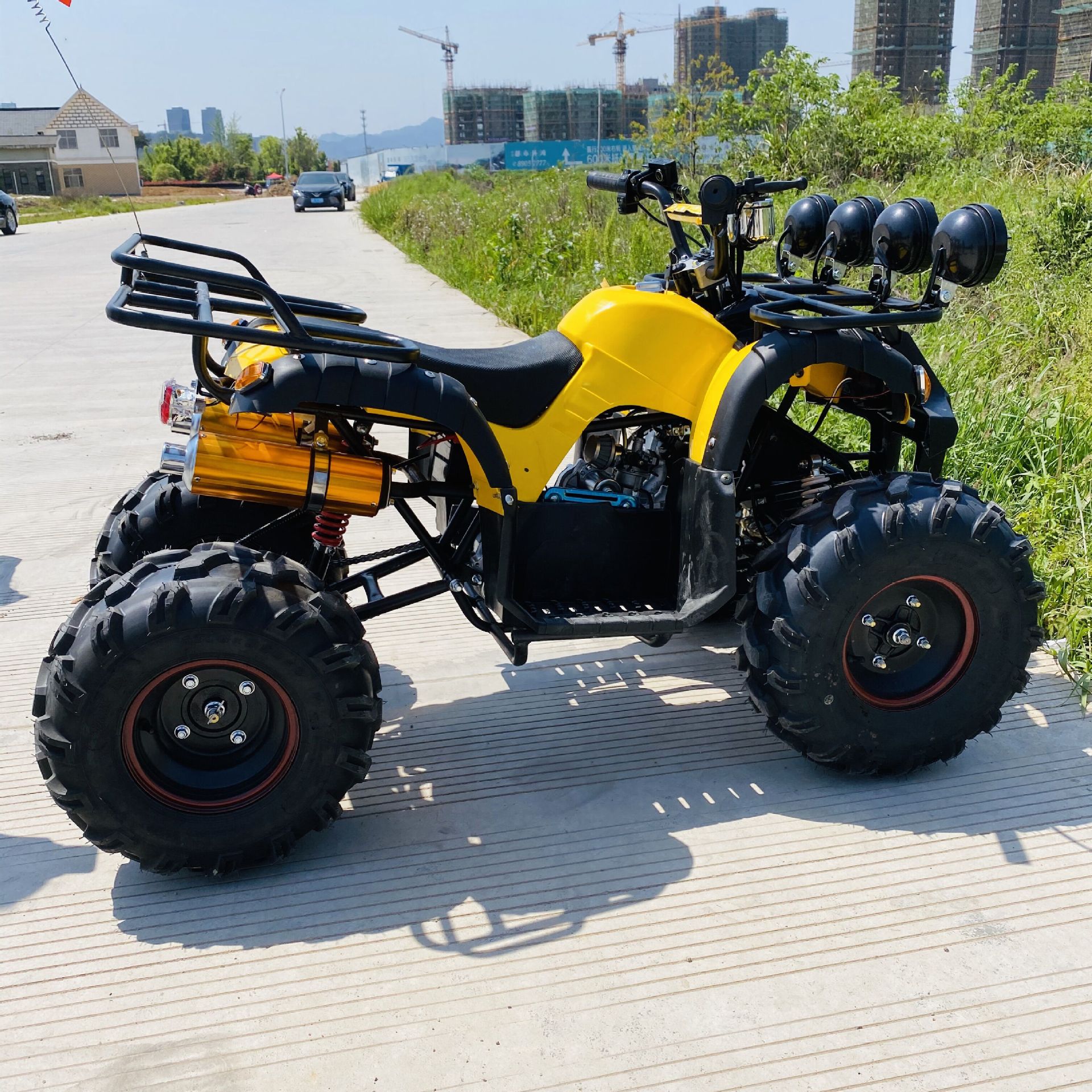 Petit Bull Gasoline 125cc Beach Car 4 Wheels Cross Country Plaza Scenic Sitio Alquiler de moto de montaña Kart