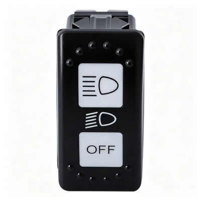 Boat switch car yacht waterproof switch rocker wiper lifting winch far and near light 12-24V (Other Car Modifications) - far-and-near-light-3rd-gear-8p