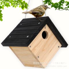 クロスボーダー木製屋外吊り鳥の巣鳥繁殖ボックス牧歌的な創造的な鳥の家鳥の家庭の装飾