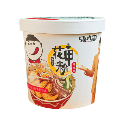 Hi Eat Home Noodles Bucket Full Box Convenient Instant Food for Quick Snacks Leisure Snacks Lazy Dorm Night Snacks Zero Food