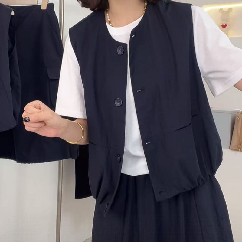 马甲女2025新款秋季时尚宽松休闲百搭洋气减龄无袖马夹潮|undefined