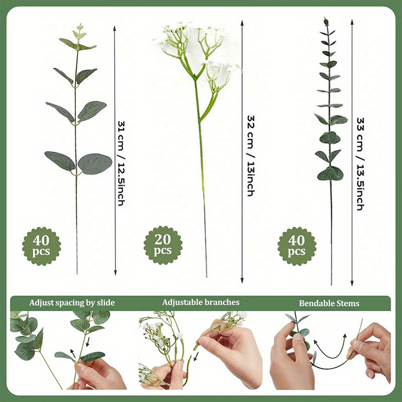 3가지 유형의 100개 아기의 숨결 스타일