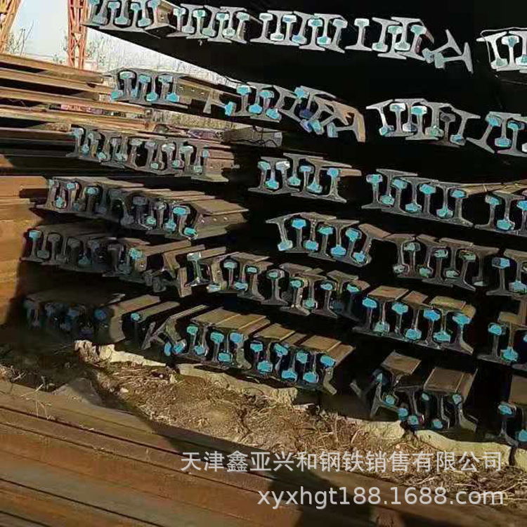 天津现货轨道钢轨 18kg轻轨 起重轨行车轨 宝钢现货轨道轻轨