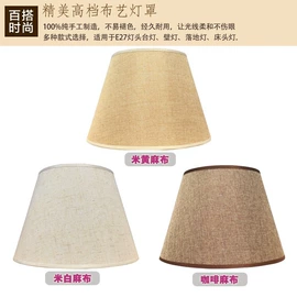 其他灯具配件;其他混纺面料;灯罩