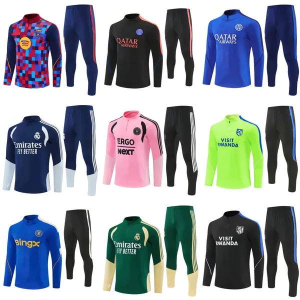Football Training Uniforms Real Madrid Barcelona Paris Arsenal Chelsea Inter Milan Manchester United Bayern Flamengo