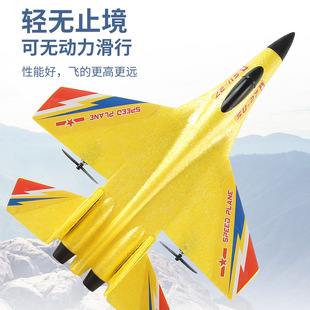 Cross-Border Hw28 Remote Control Aircraft Su27 Fighter Hw32 Fixed-Wing Two-Channel F22 Model Aircraft Toy