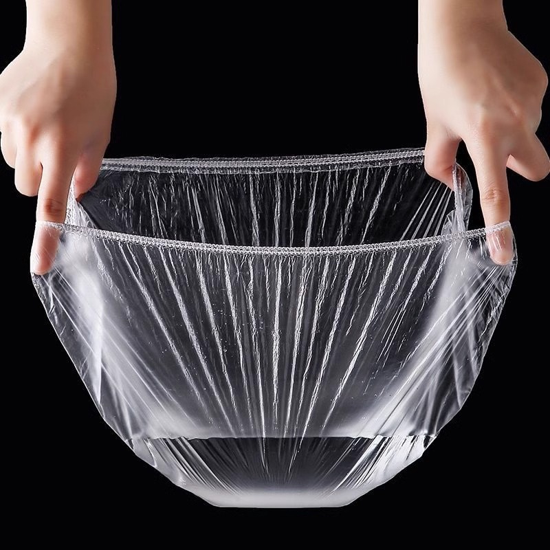 Buzdolabında kalan yiyecekler için gerilebilir taze tutma kapağı ve yüksek sıcaklığa dayanıklı kalan yiyecekler için meyve plastik sarma kapağı kaseler ve tabaklar sigorta filmi ekonomik PE