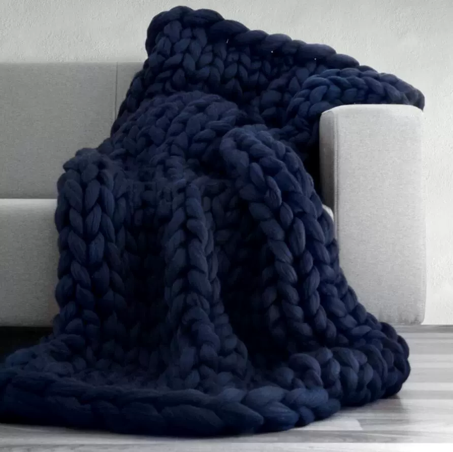 Трикотажный стеганый плед, вязаный диван, handmade, Amazon, (跨境 торговля)