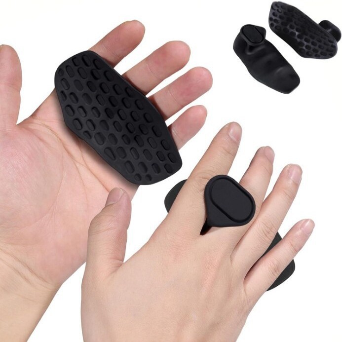 Silicone antideslizante agarre almohadilla protector de palma acondicionamiento físico levantamiento de pesas哑铃 anticapullo protector de mano almohadilla protector de mano dispositivo deportivo