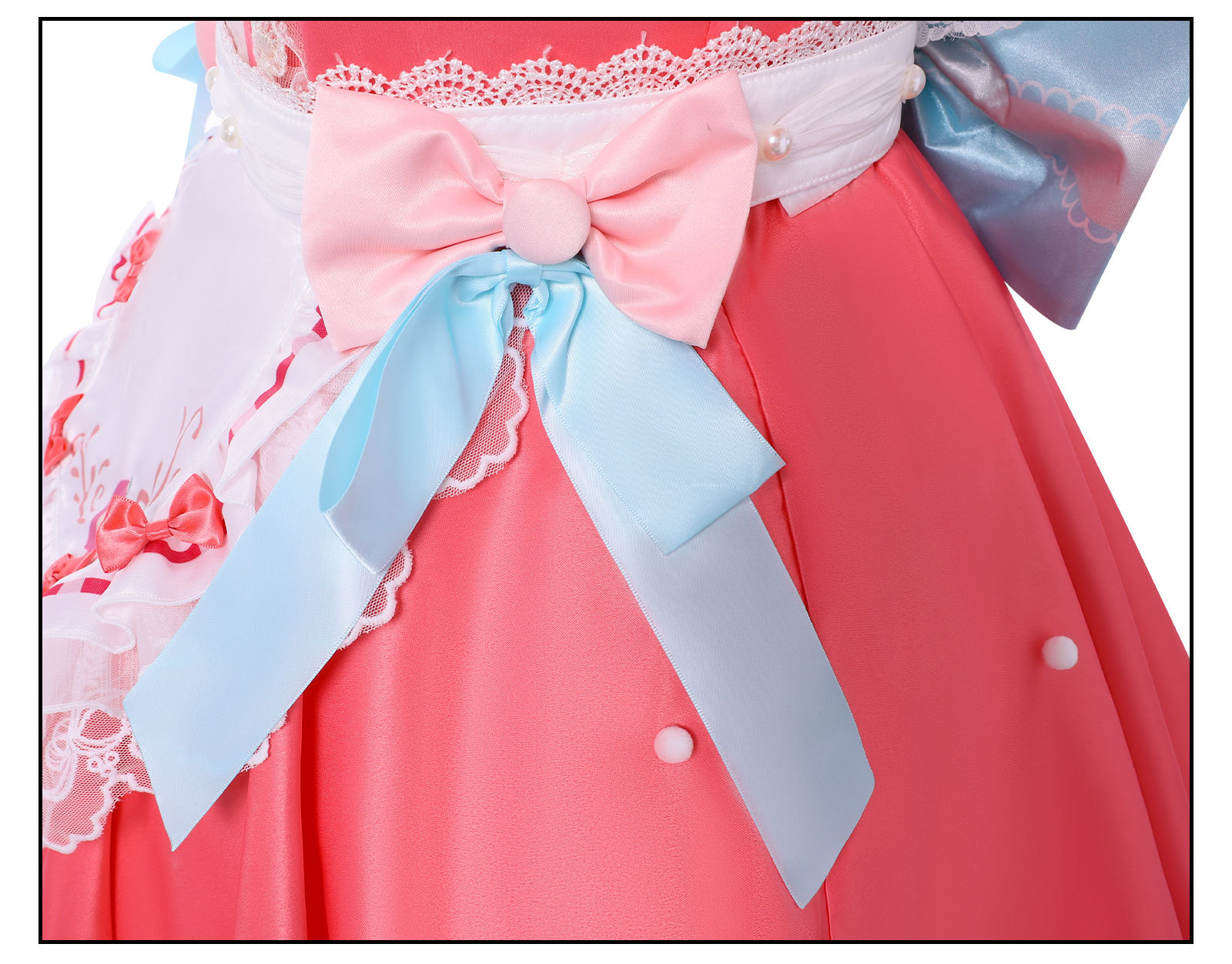 Hello Kitty Hu Tao Cosplay — Sewing Detail