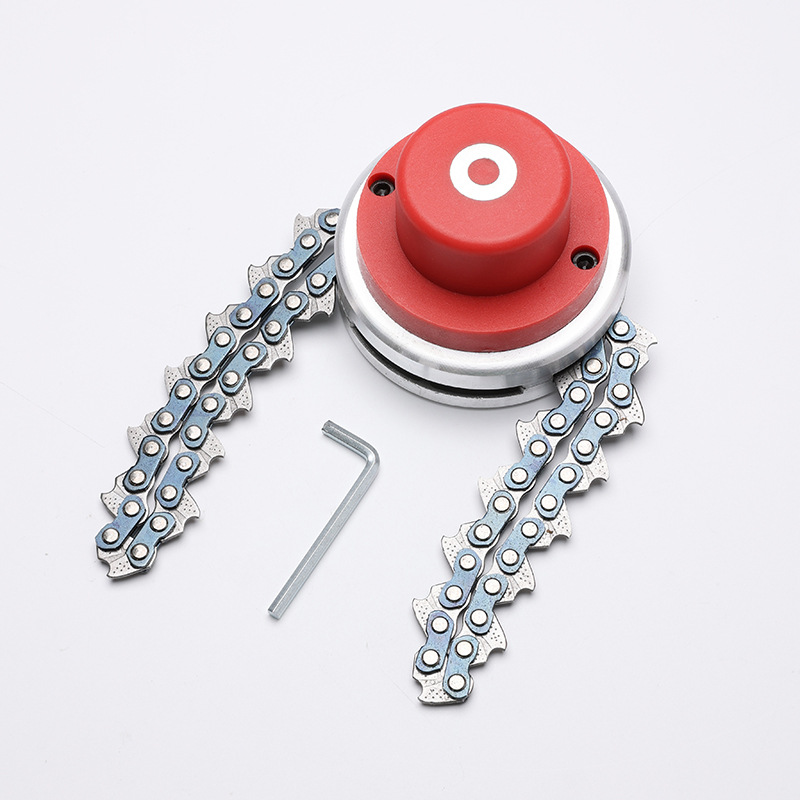 Nuevo cabezal de césped de cadena ventas directas de fábrica especial transfronterizo para cortacésped de jardín accesorios de cortacésped multifunción de nailon