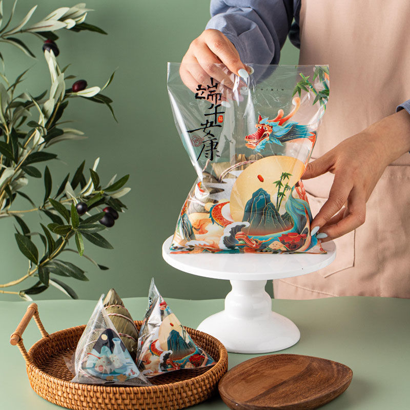 粽子真空袋彩色包装袋端午节独立包装真空食品袋子密封袋礼盒包装