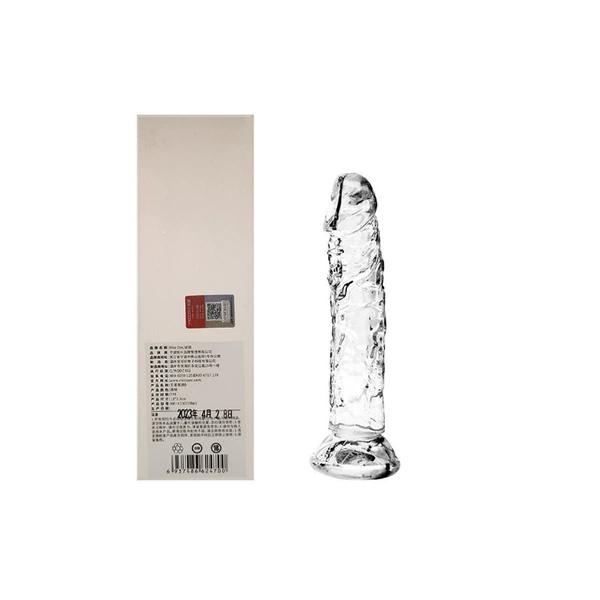 Mystery Eggless Transparent Manual Dildo [Small Size]
