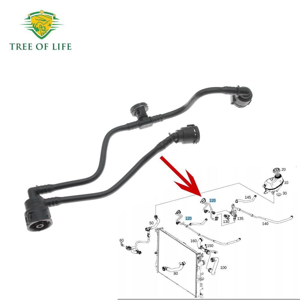 A2135010201,2135010201 Is Suitable for Mercedes-Benz E-Class W213 Coolant Hose Ventilation Pipe