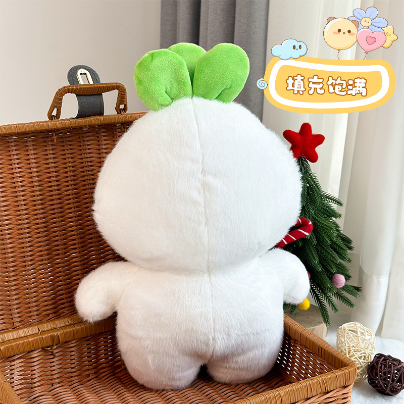 Bonitos juguetes de peluche de rábanos grandes muñecas agarradoras muñecas de zanahoria bolsas muñecas 40cm muñecas ferrules al por mayor