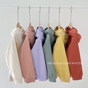 mat elf hat windbreaker three-proof wear-resistant windproof Waterproof high density nylon candy color men's and women's treasure solid color coat
