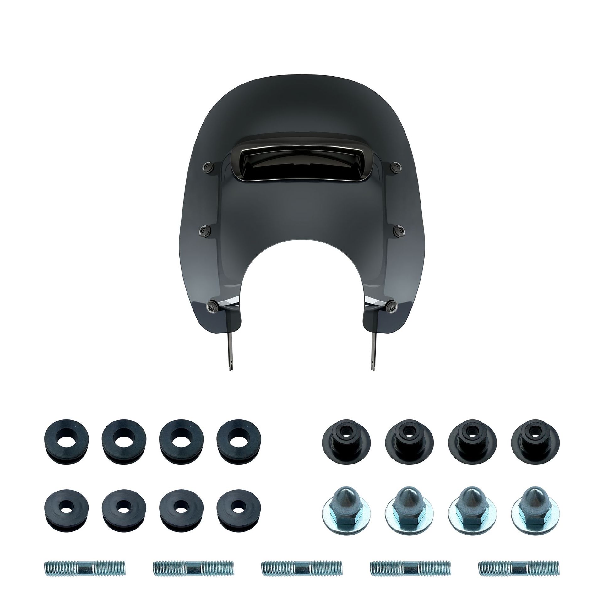 Motorcycle Windshield Suitable for Harley 94-25 Road King, Original New Design with Vents and Reinforced Pc