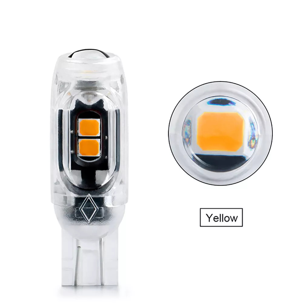 Nuevo T10 3030 5 lámparas de automóvil LED pequeña lámpara de lente de lámpara de automóvil luz de puerta de viaje diario lámpara interior