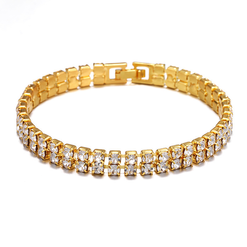 braccialetto di diamanti tendenza moda donna gioielli con strass tutto-fiammifero braccialetto da donna donna_voghion.com