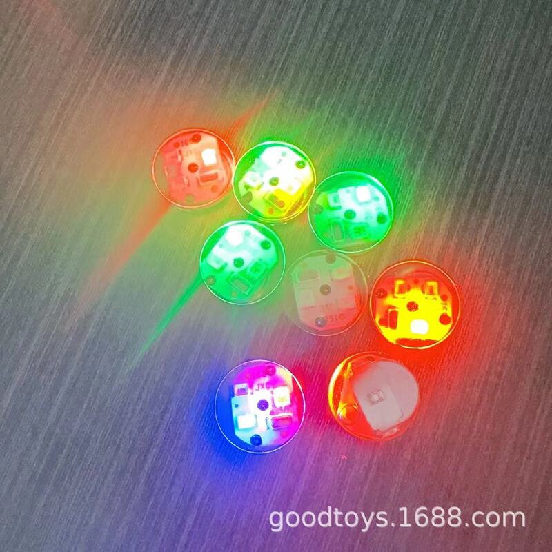 LED button round cake three lights luminous collision vibration wick vibration flash small lights waterproof wick DIY handmade LED button round cake three lights luminous collision vibration wick vibration flash small lights waterproof wick DIY handmade