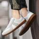 FD36399105 Classic Cowhide German Training Shoes White Shoes German Training Leisure Men's and Women's Board Shoes Wholesale