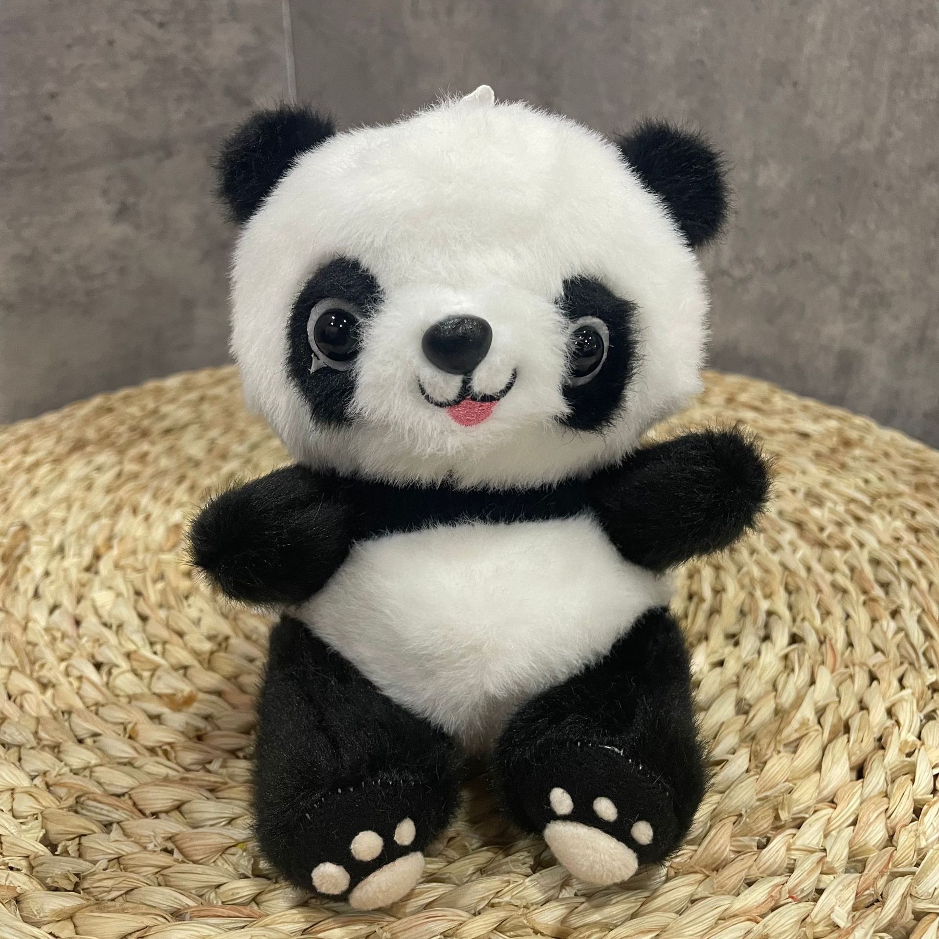Tesoro nacional panda muñeca colgante Tang traje chino Chengdu panda muñeca regalo de cumpleaños impresa logotipo juguetes de peluche