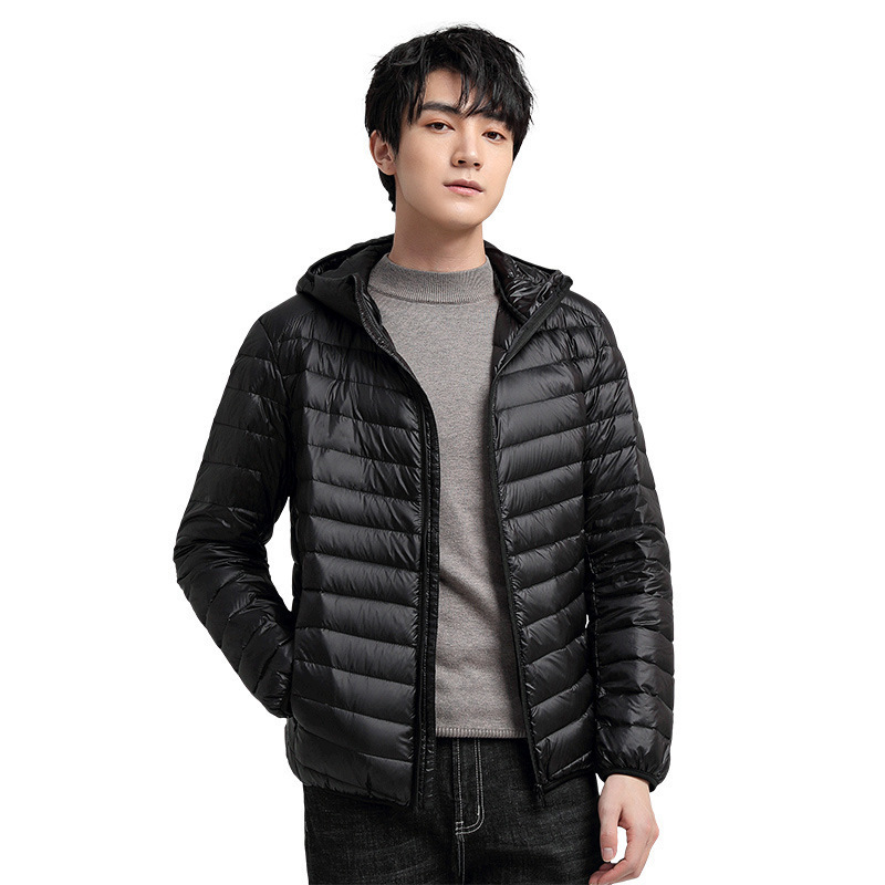 Algodón hombre nuevo algodón invierno con sombrero calentamiento algodón verde moda multifacé chaqueta de algodón casual chaqueta guapo