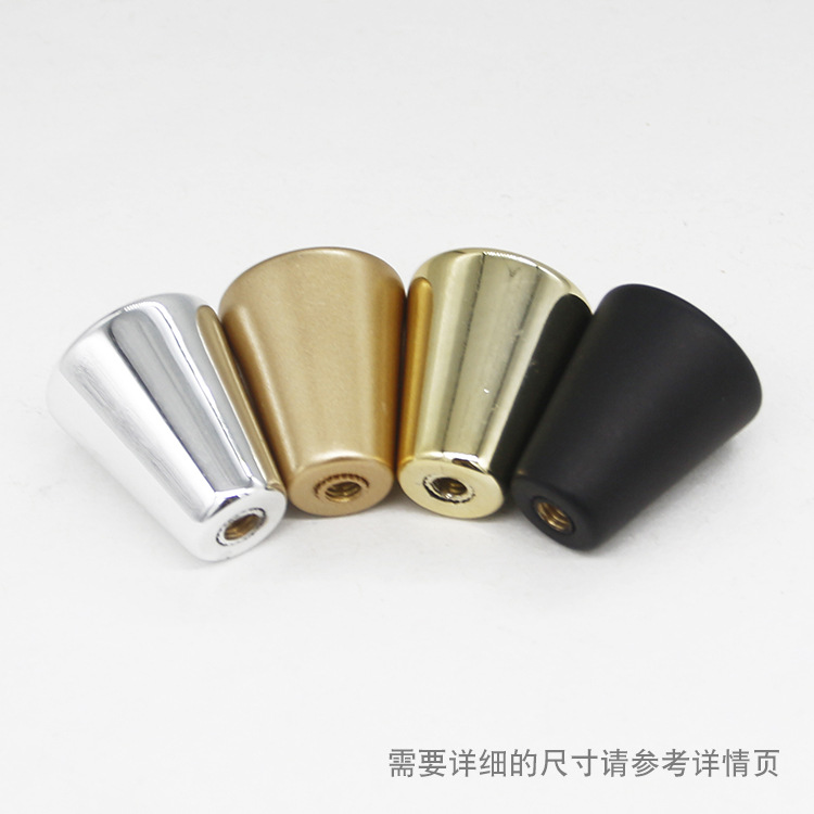 New Chinese-style minimalist conical plastic handle single-hole pull handle drawer cabinet door makeup table handle