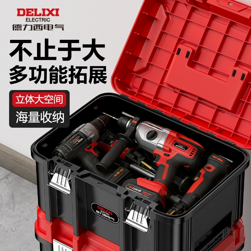 Suitcase, capacious storage box, set, increased thickness