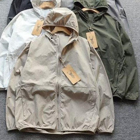 クロスボーダー全身レーザーパンチングプロセス UPF2000 氷感日焼け止め服通気性と軽量の皮膚ジャケット|undefined