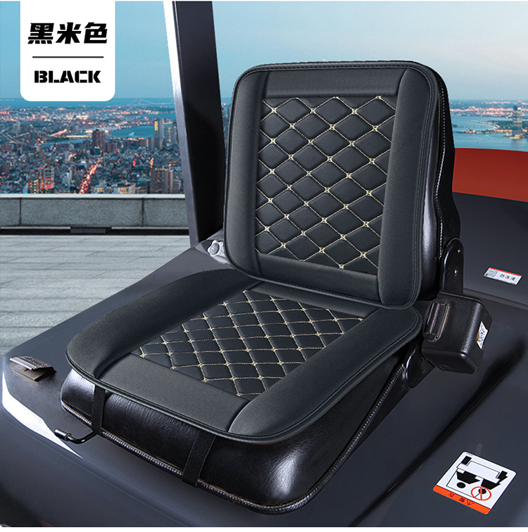 2025 New Model Full Leather/Plush Universal Car Seat Cushion for Forklifts, Direct Sales from the Manufacturer, Suitable for All Seasons