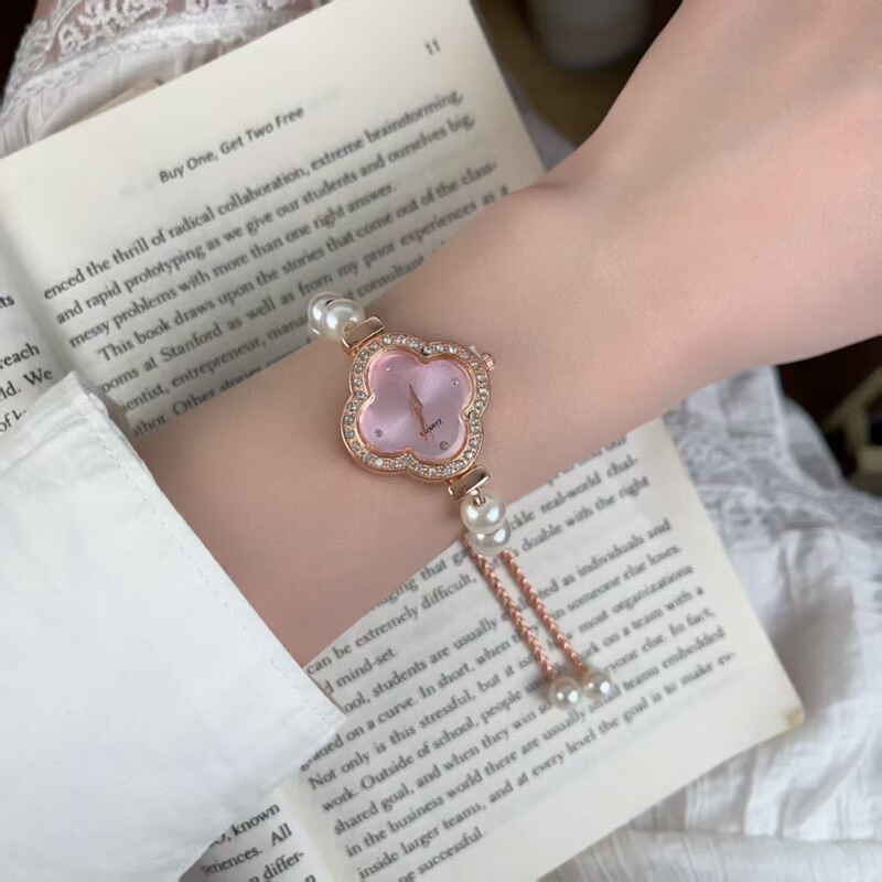 中古Vintage简约时尚抽拉可调节手链表古着轻奢气质通勤百搭手饰|undefined