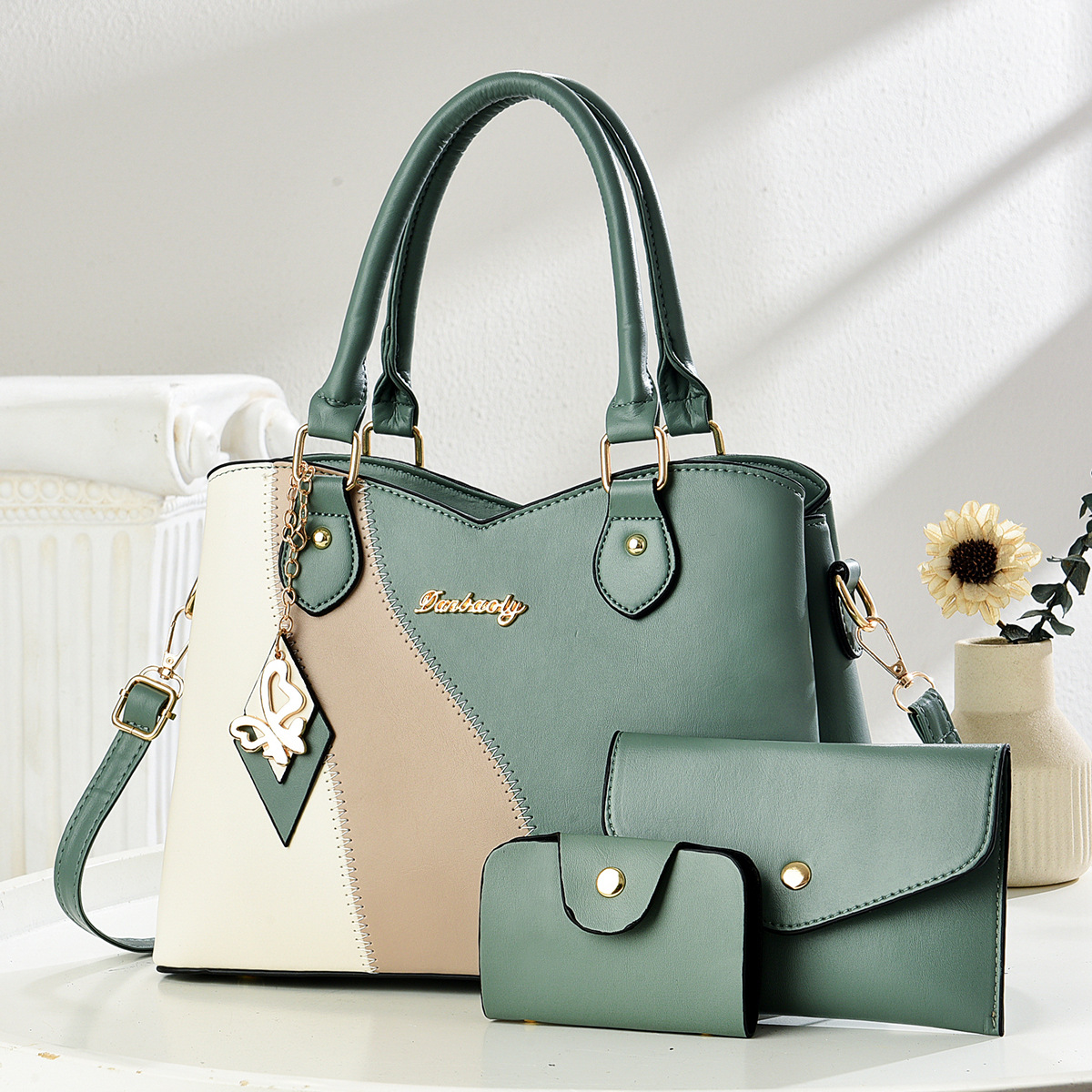 Bolso de Hombro y Mano para Mujer de PU, Gran Capacidad, para Viajes y Ocio image 2
