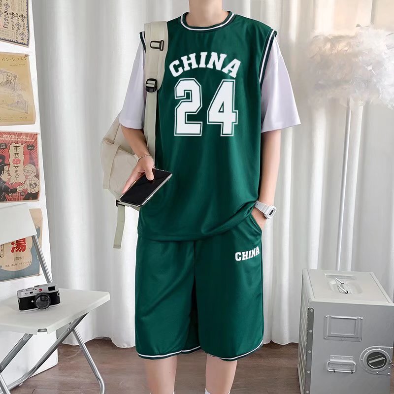 Sports Suit for Men and Women, Basketball No. 24 Jersey, Short-Sleeved T-Shirt, Shorts, Large Size Uniform, Trendy Basketball Uniform for Kidsren Sports Suit for Men and Women, Basketball No. 24 Jersey, Short-Sleeved T-Shirt, Shorts, Large Size Uniform, Trendy Basketball Uniform for Kidsren